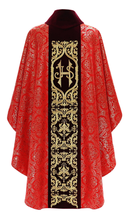 Chasuble gothique "Crucifixion" 588-AC14g