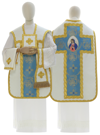 Marian Roman chasuble R498-KN26